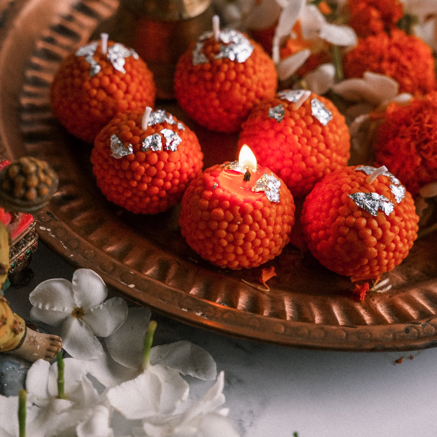 Laddoo Candles Pack of 6 Incense Stick Scent