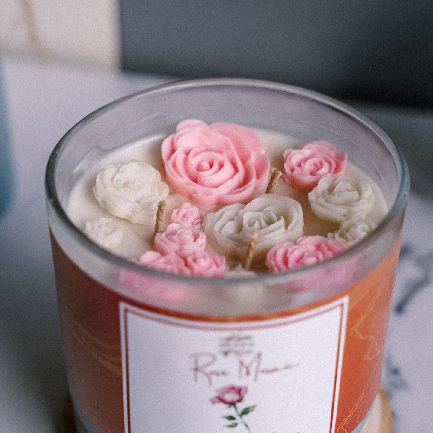 Premium 3 Wick Scented Jar Candle with Wooden Lid (700 GM)