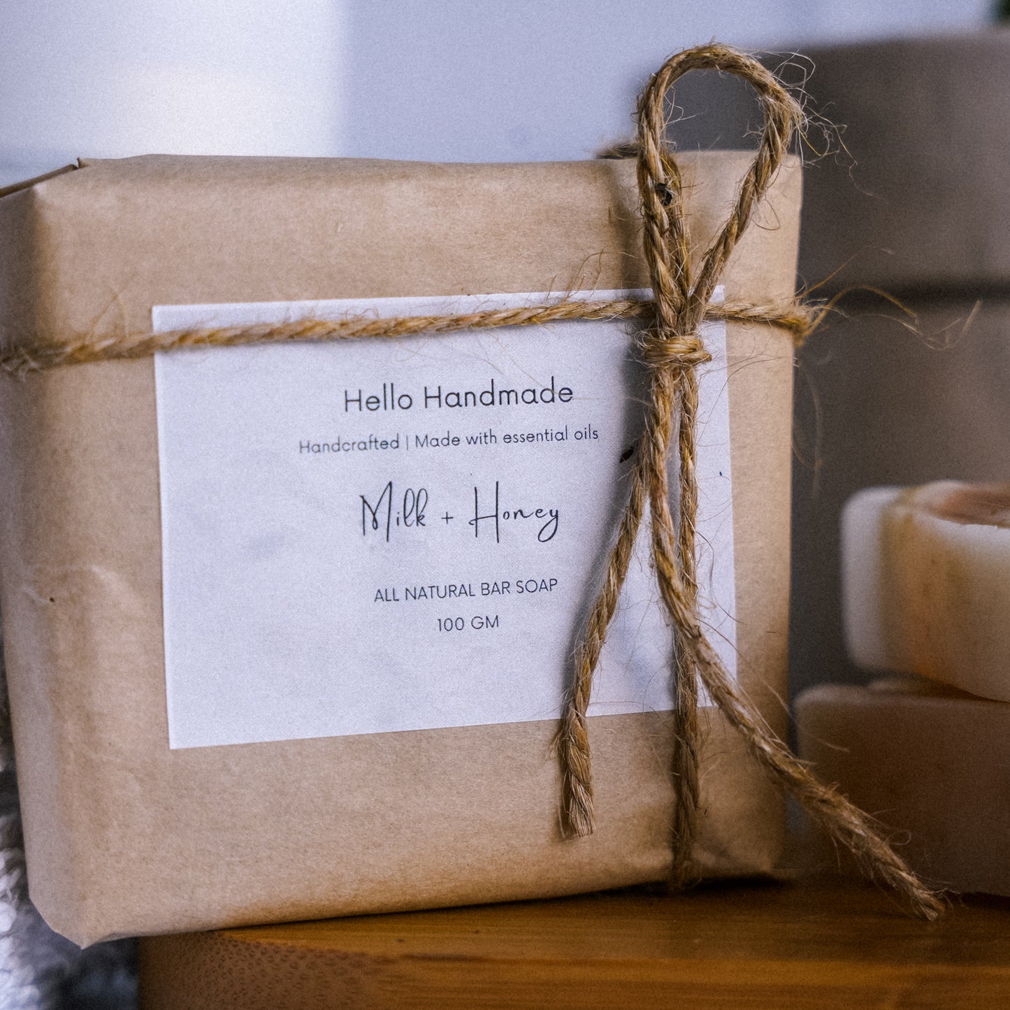 Handmade Artisanal Bar Soap (Pack of 3)