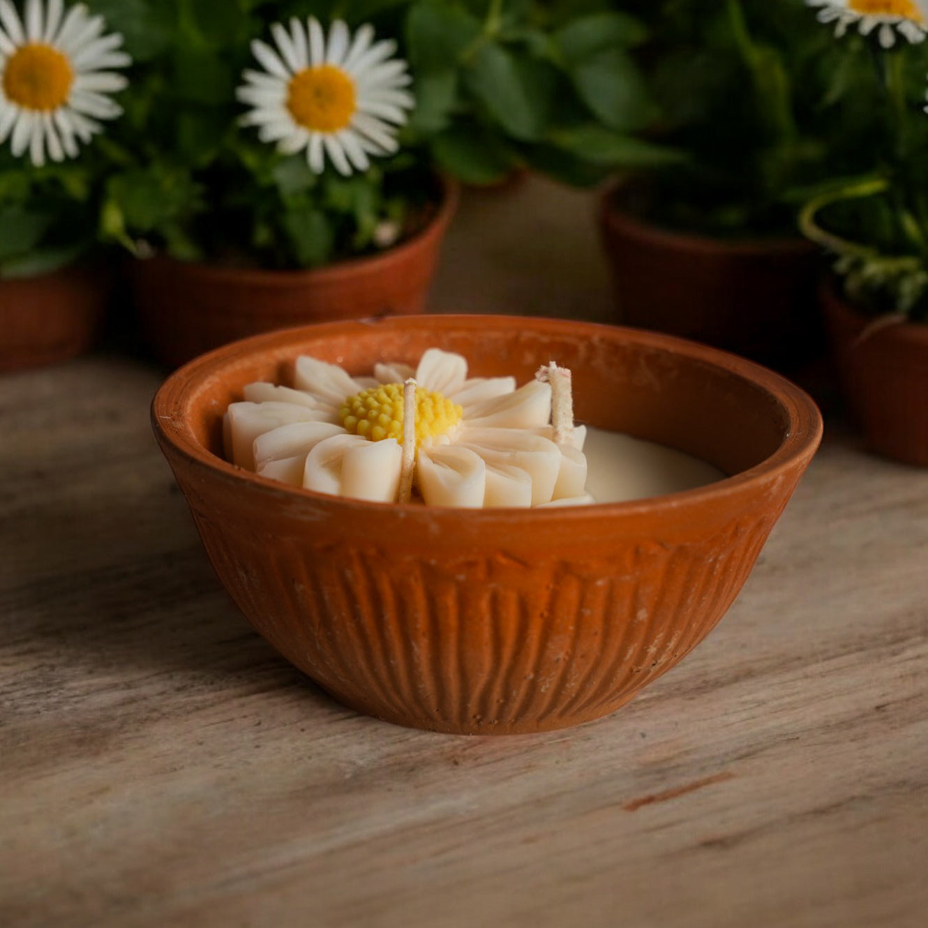 Terracotta Candle