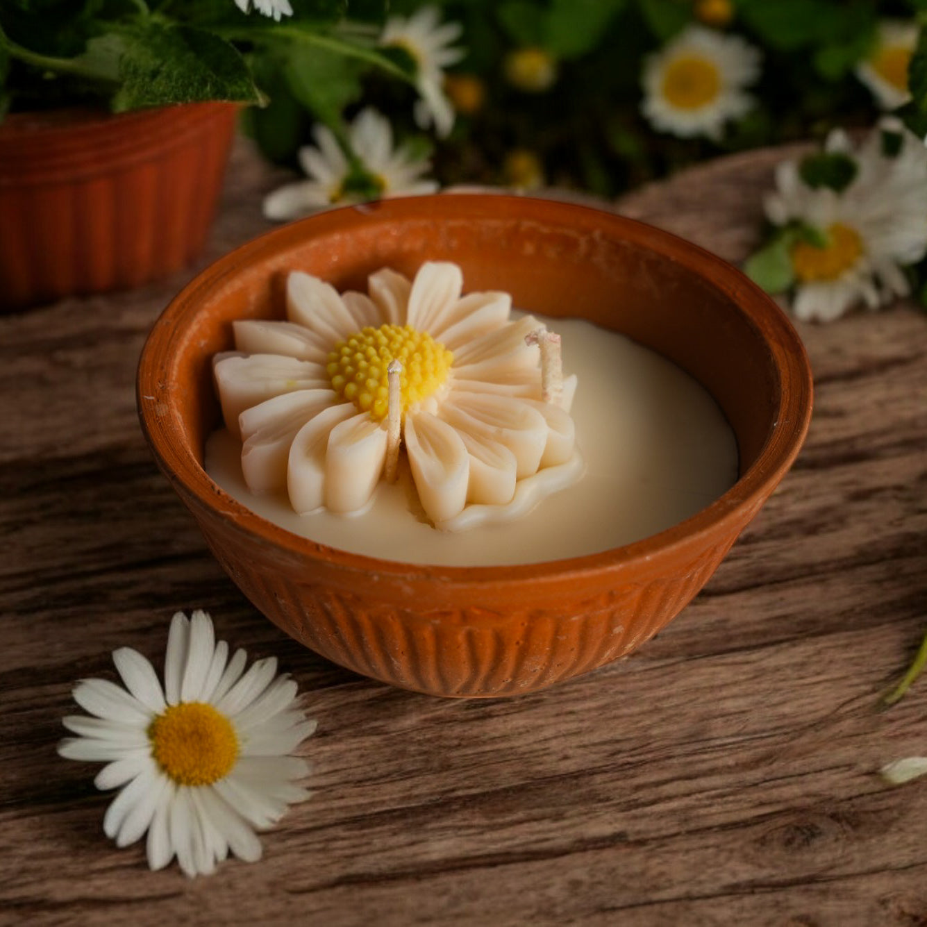 Terracotta Candle