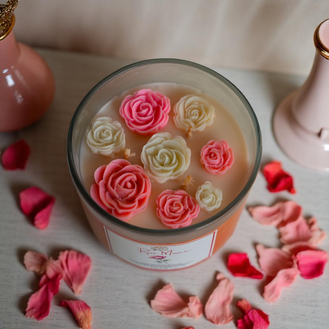 Premium 3 Wick Scented Jar Candle with Wooden Lid (700 GM)