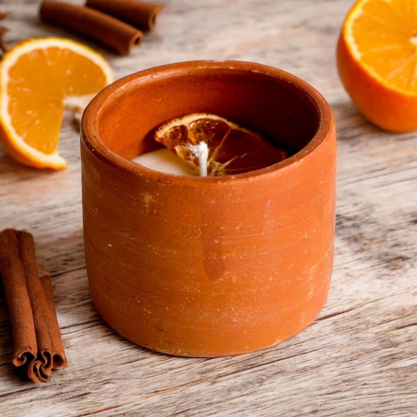 Terracotta Candle