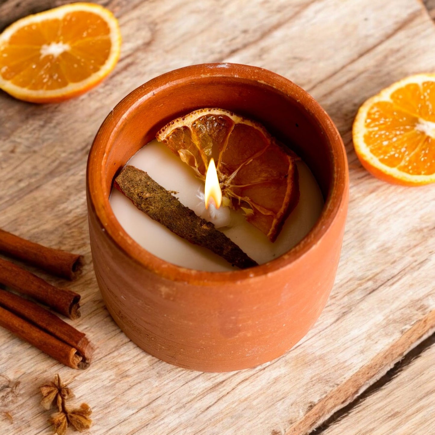 Terracotta Candle
