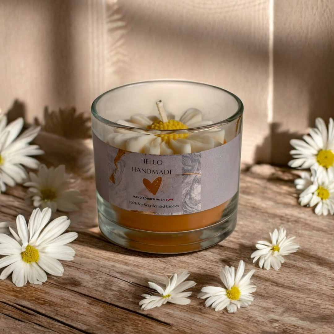 Dreamy Daisy Murphy Glass Jar Candle