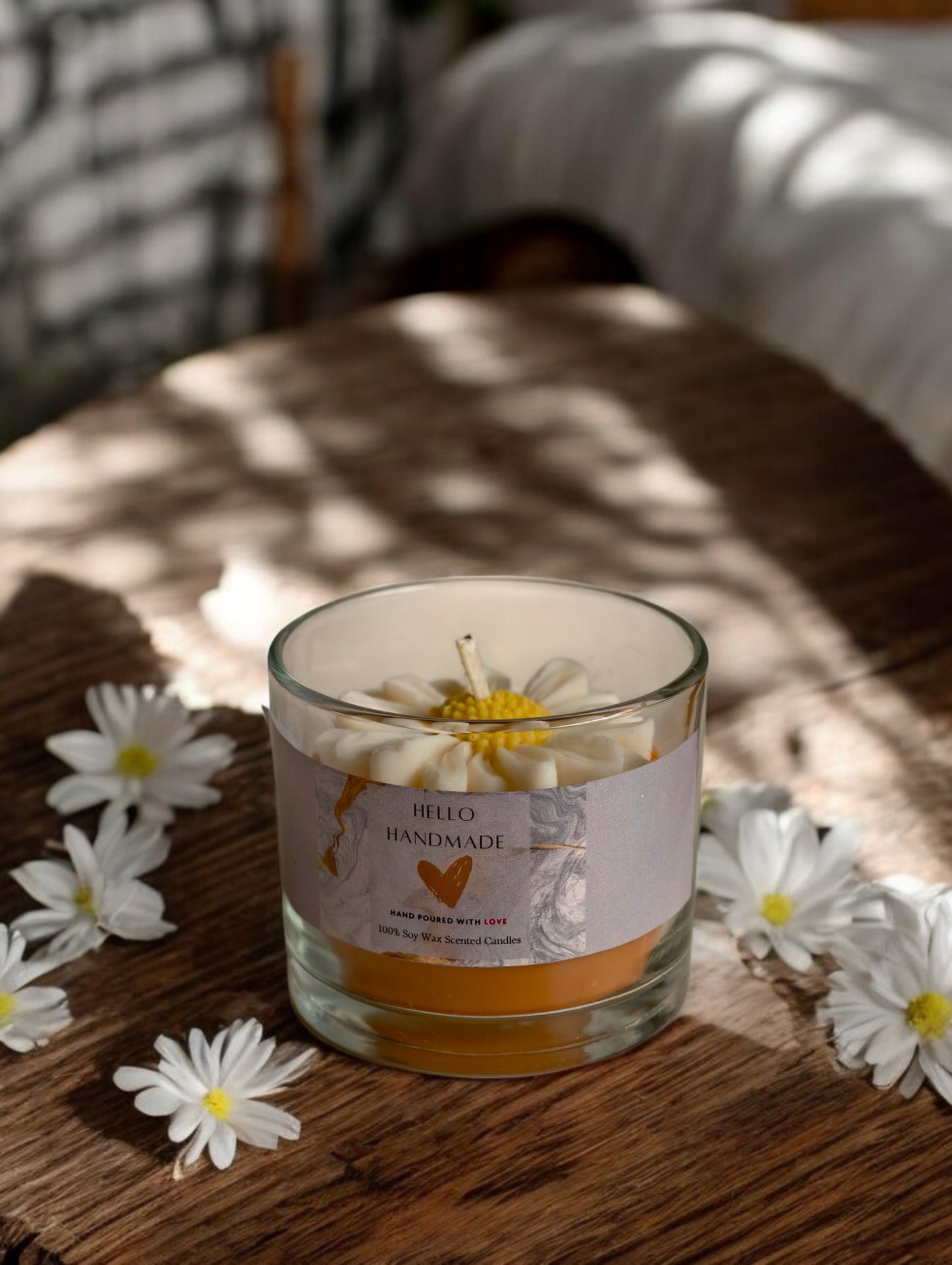 Dreamy Daisy Murphy Glass Jar Candle