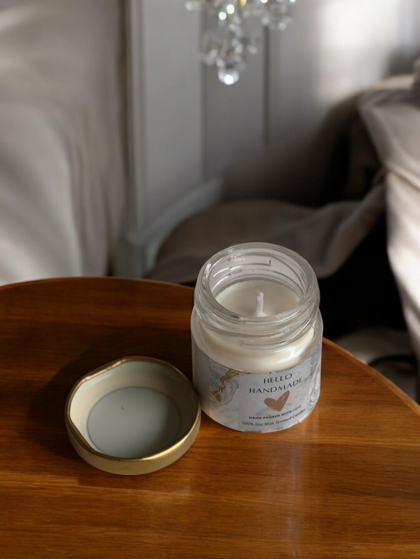 Small Glass Jar Candle Set