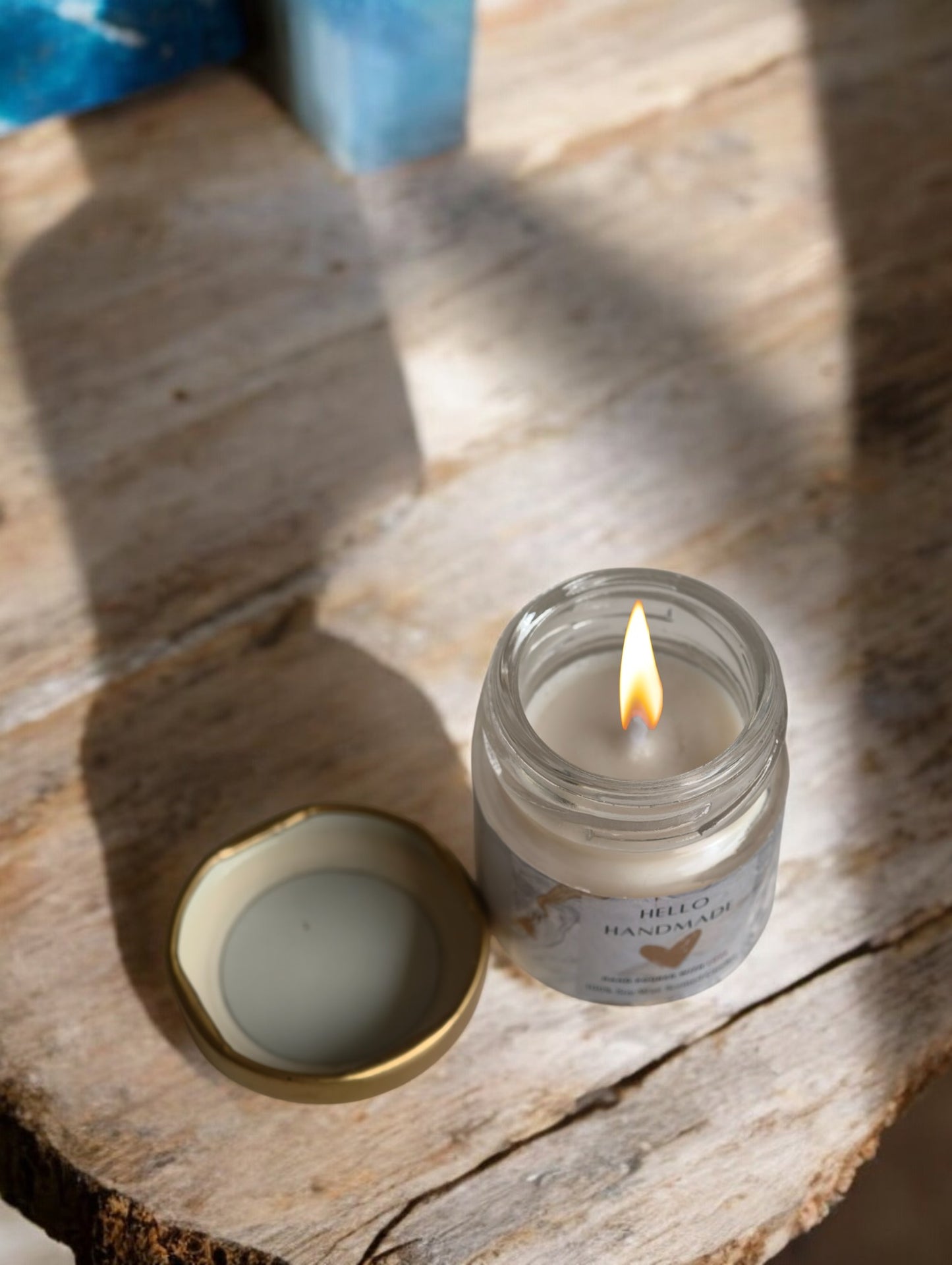 Small Glass Jar Candle Set