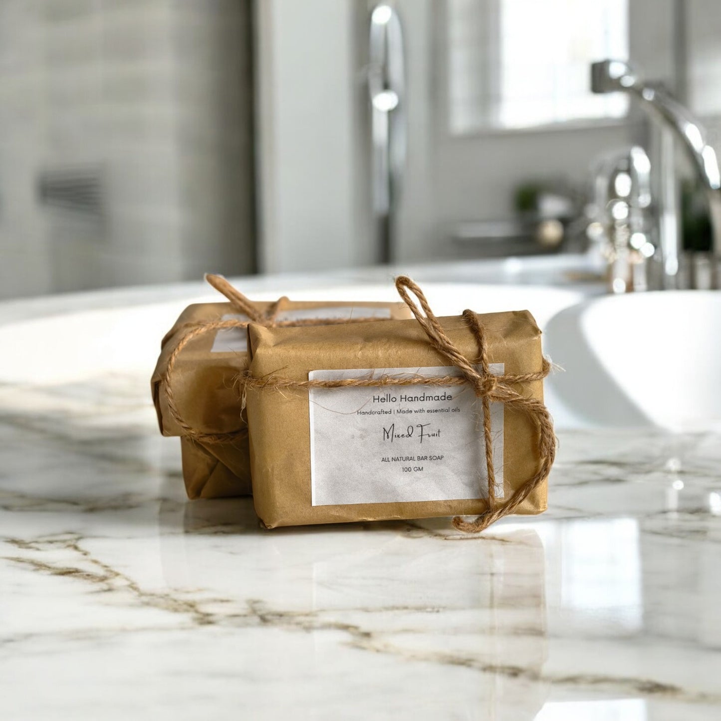 Handmade Artisanal Bar Soap (Pack of 3)