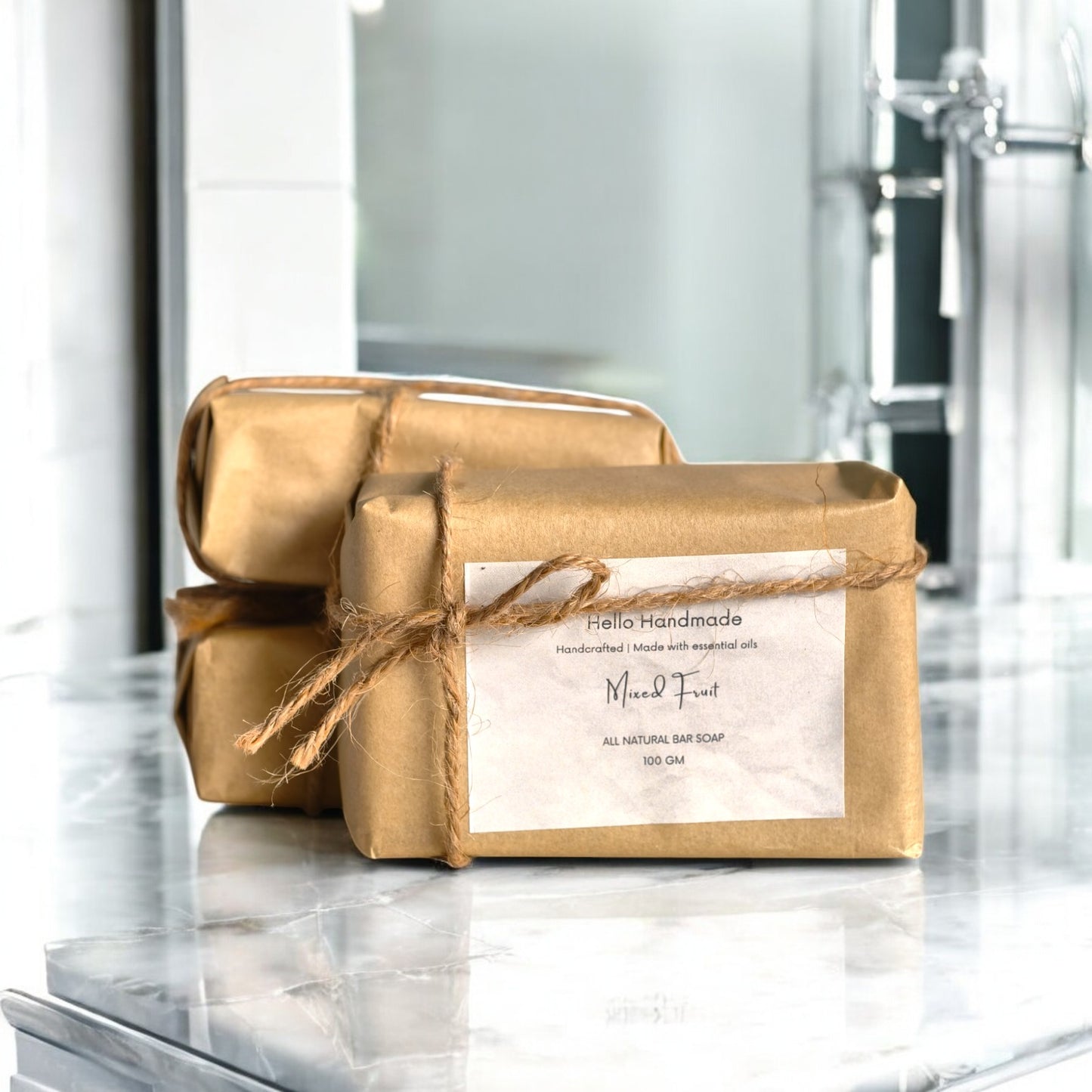Handmade Artisanal Bar Soap (Pack of 3)