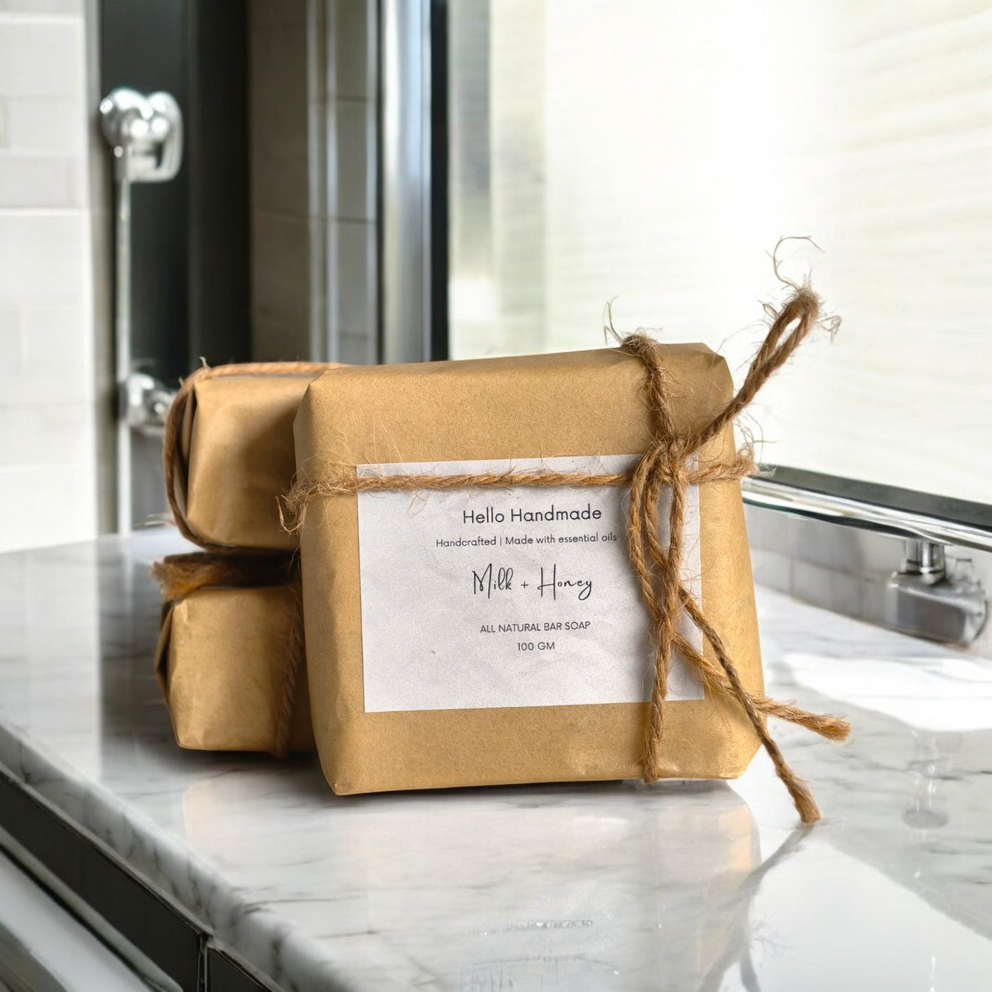 Handmade Artisanal Bar Soap (Pack of 3)