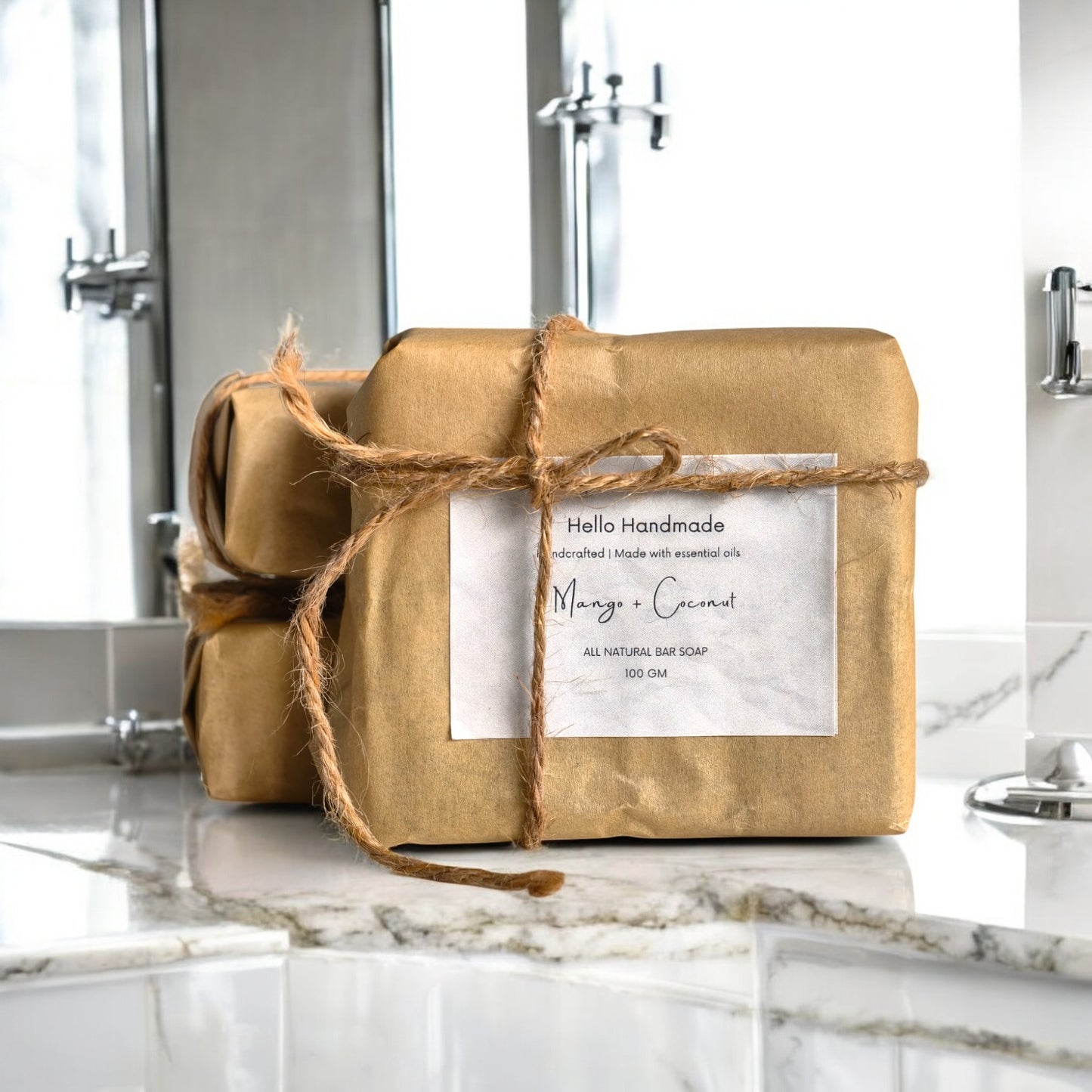 Handmade Artisanal Bar Soap (Pack of 3)