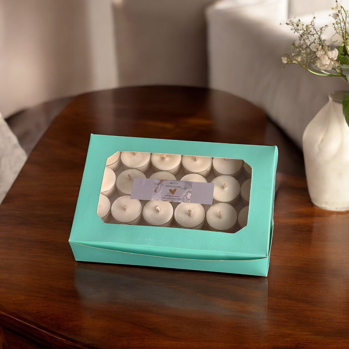 Pack of 24 Large Tea light Candle