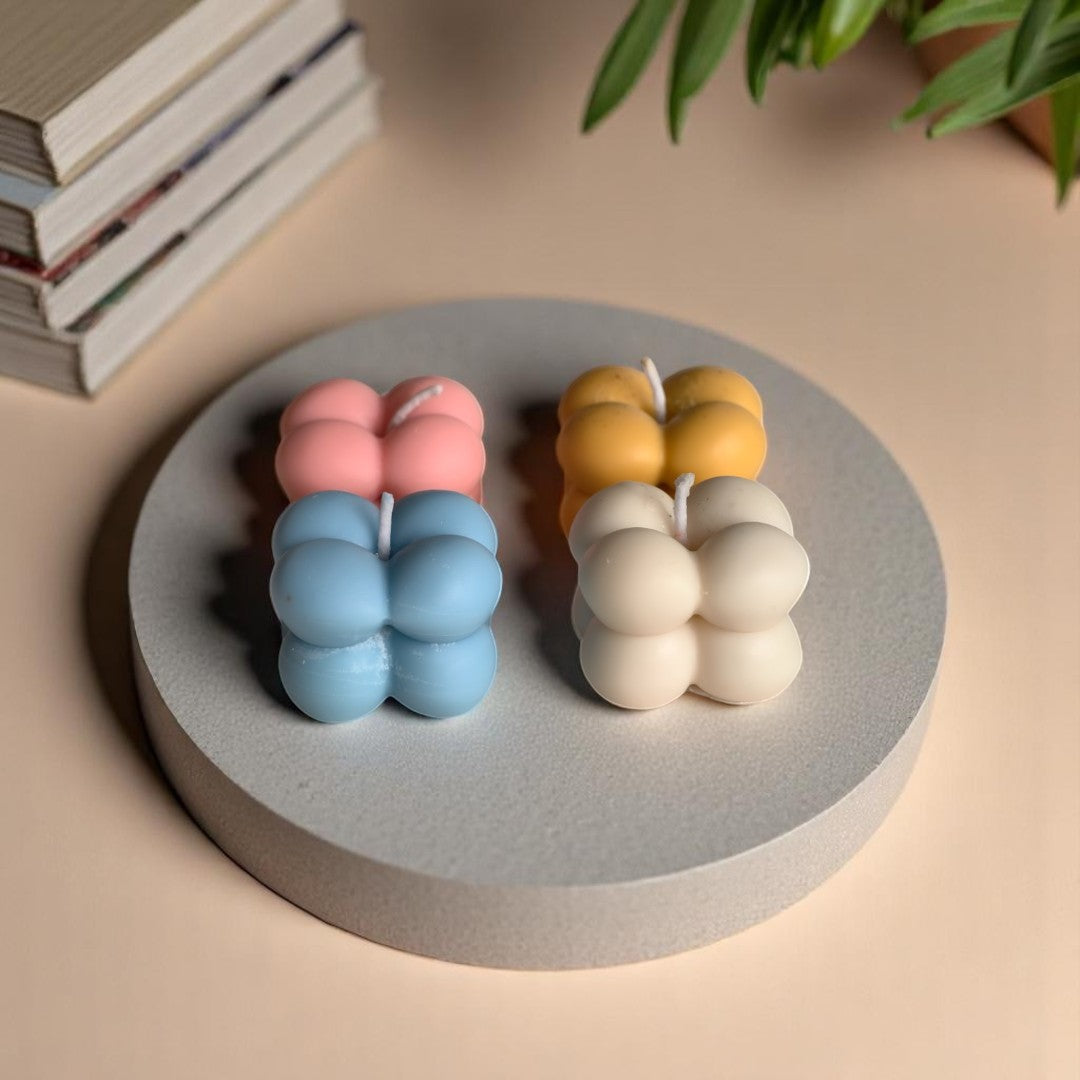 Small Bubble Candle Set