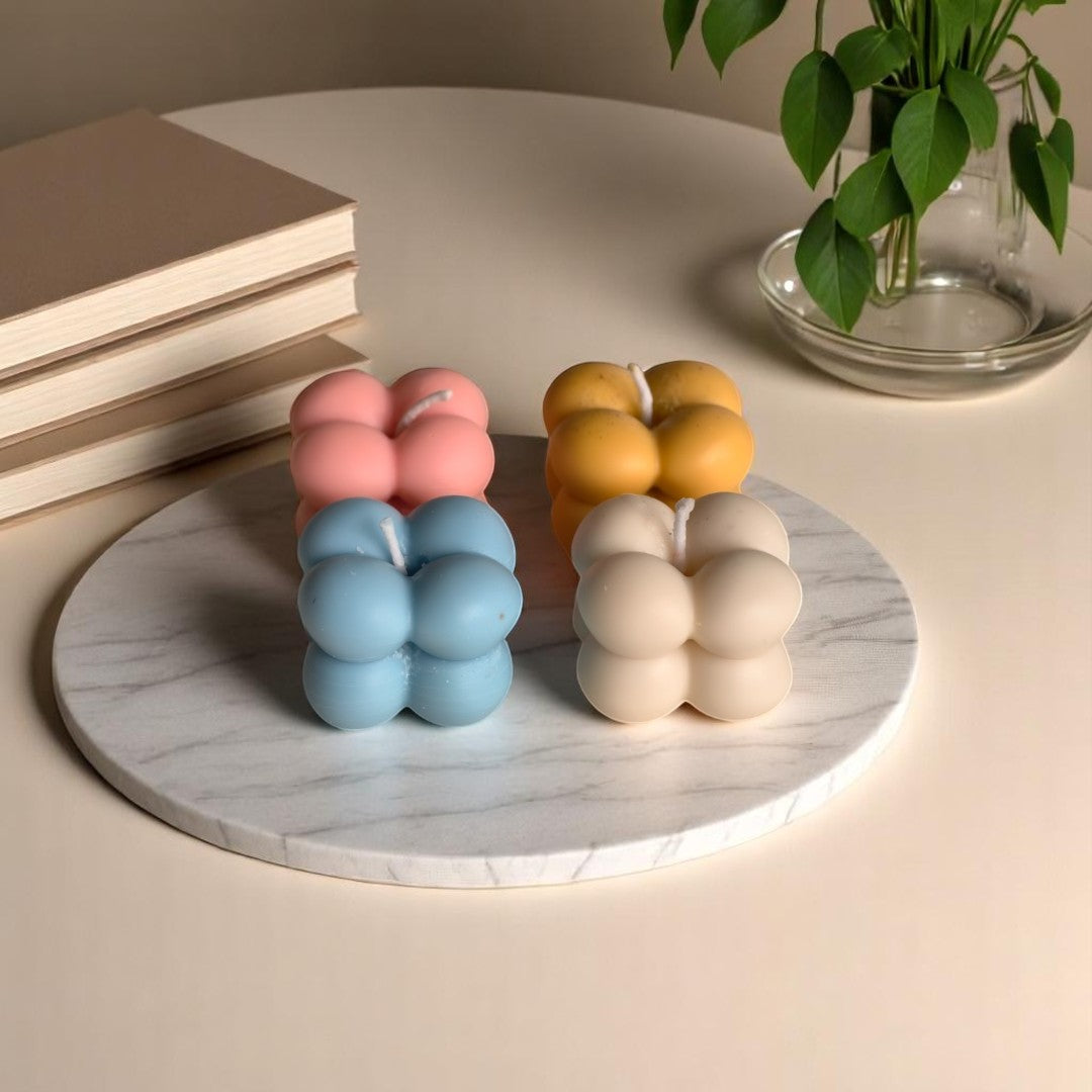 Small Bubble Candle Set