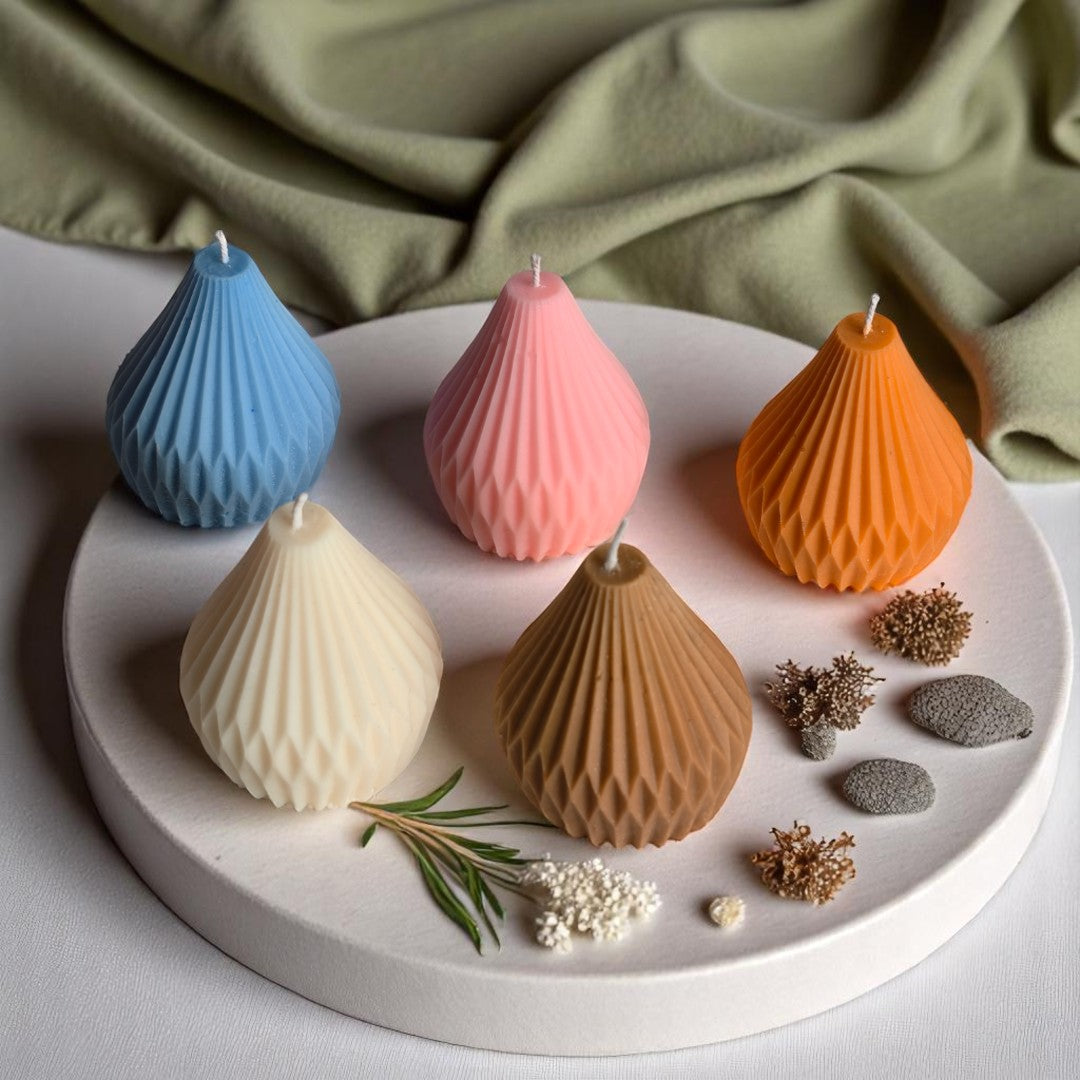 Cone Candle (Vanilla Scent)