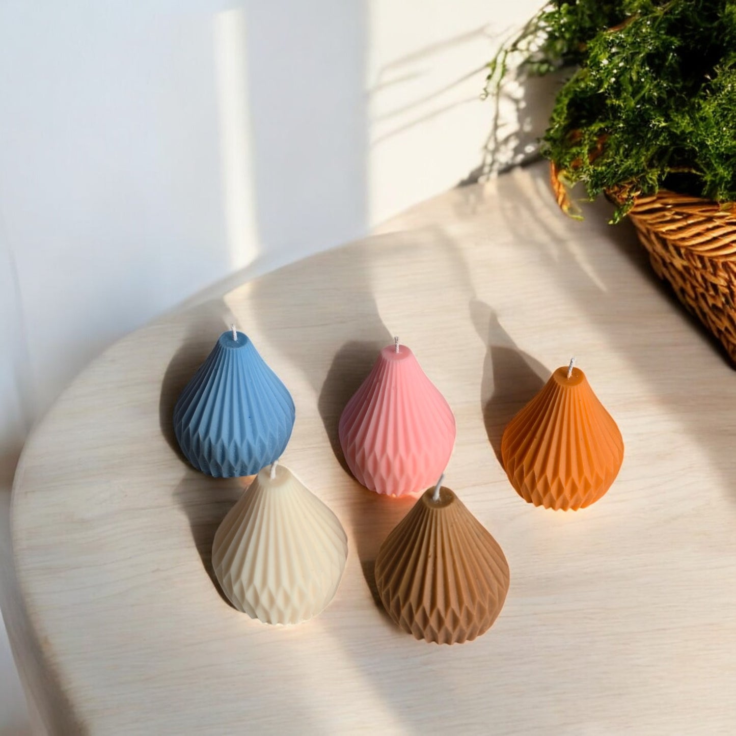 Cone Candle (Vanilla Scent)