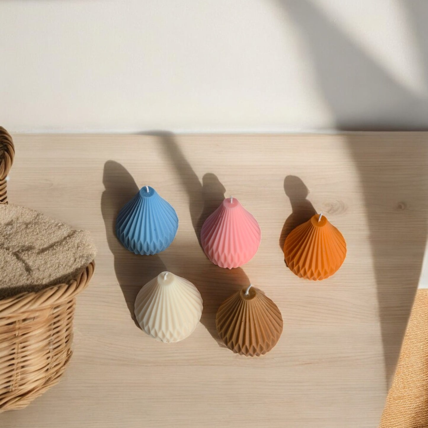 Cone Candle (Vanilla Scent)