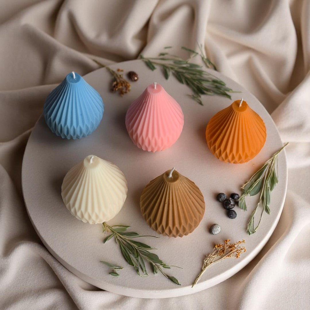 Cone Candle (Vanilla Scent)