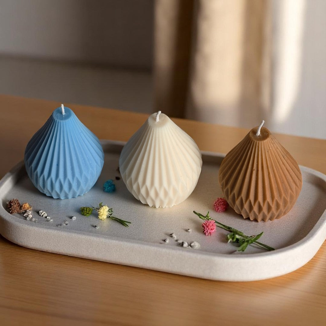 Cone Candle (Vanilla Scent)