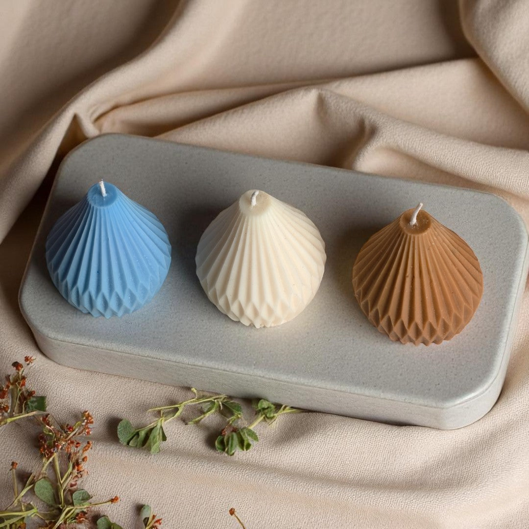 Cone Candle (Vanilla Scent)