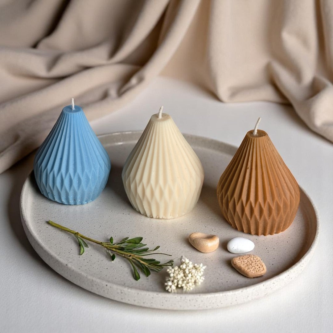 Cone Candle (Vanilla Scent)