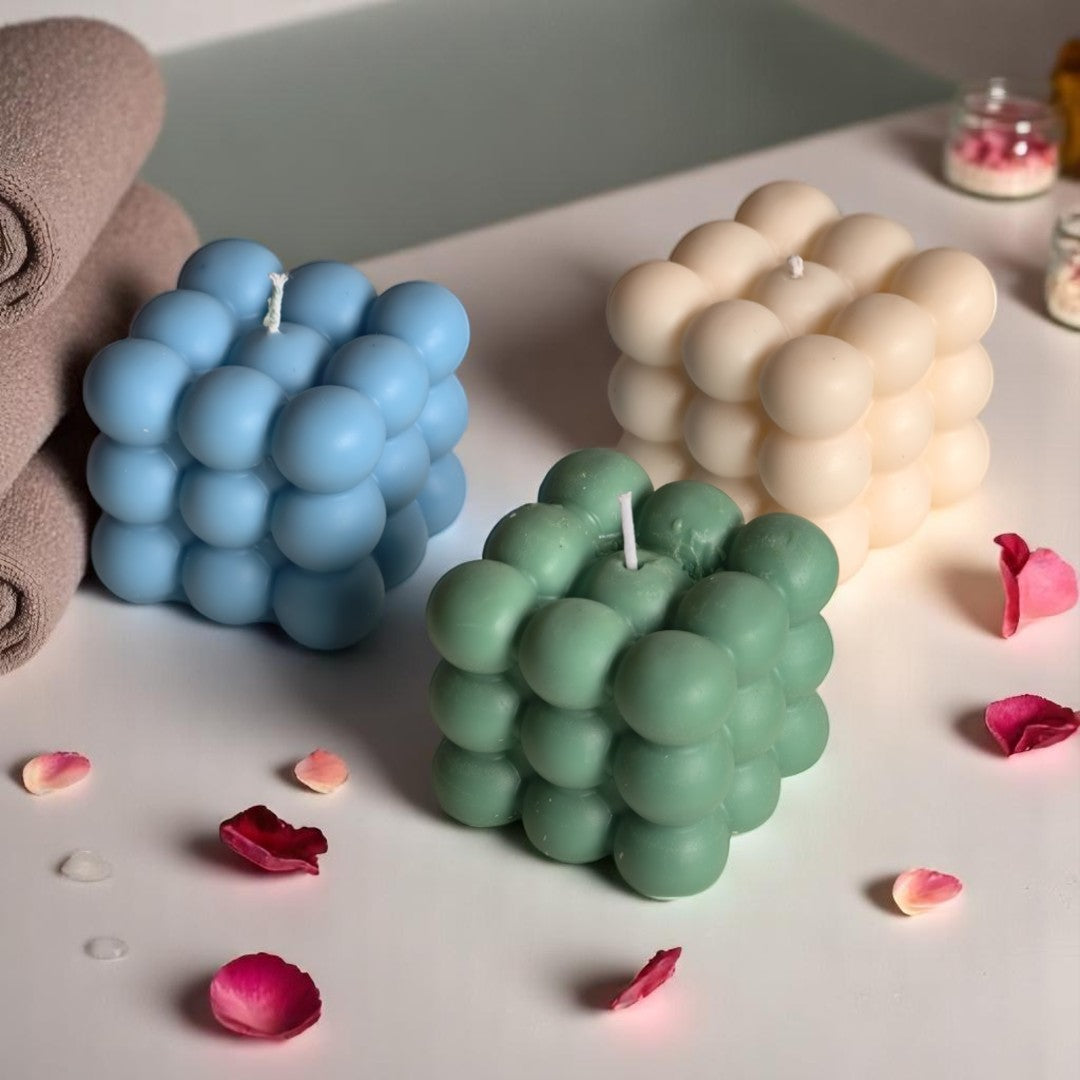 Large Bubble Candle Set