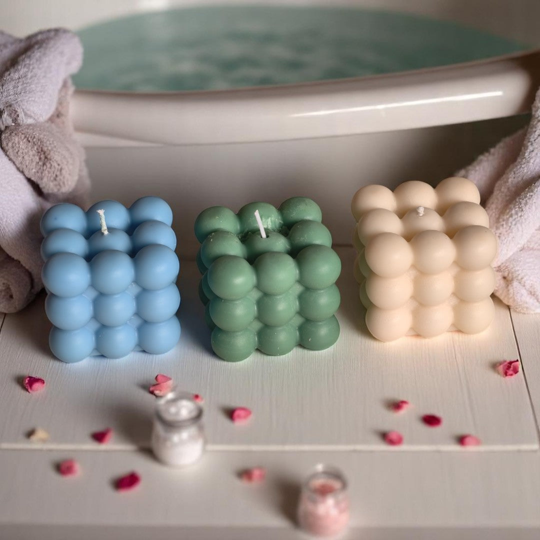 Large Bubble Candle Set