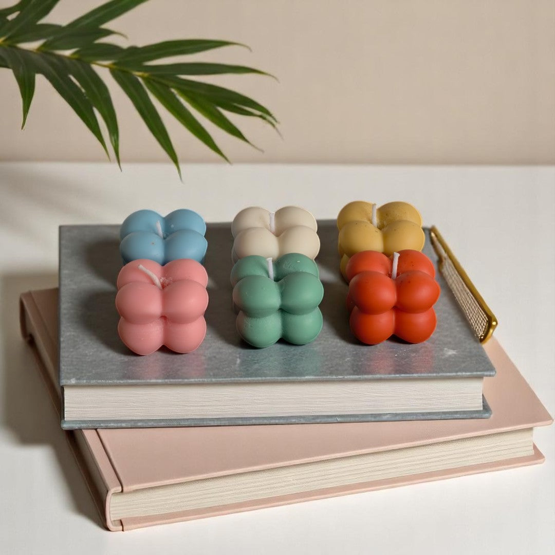 Small Bubble Candle Set