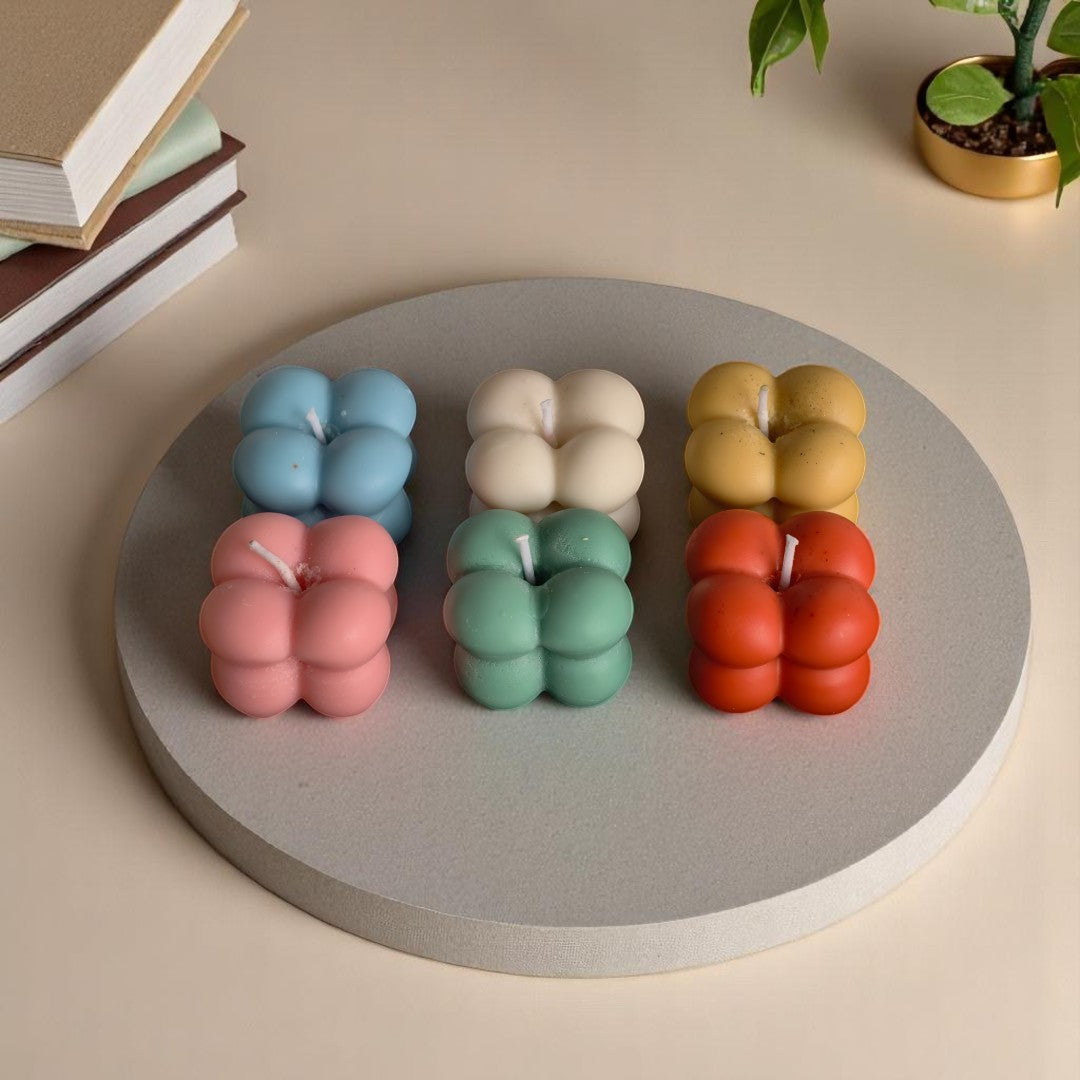 Small Bubble Candle Set