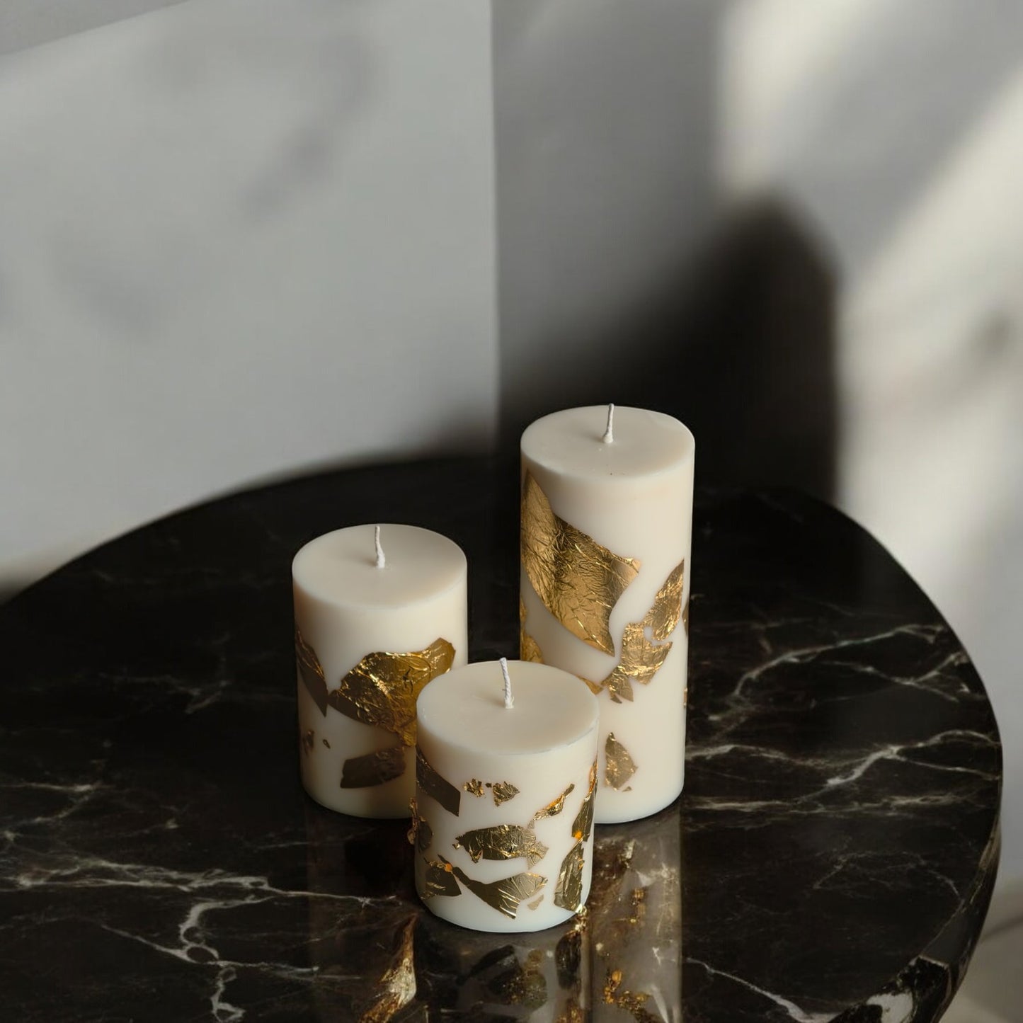 Large Pillar Candle Set of 3 (Warm Vanilla)