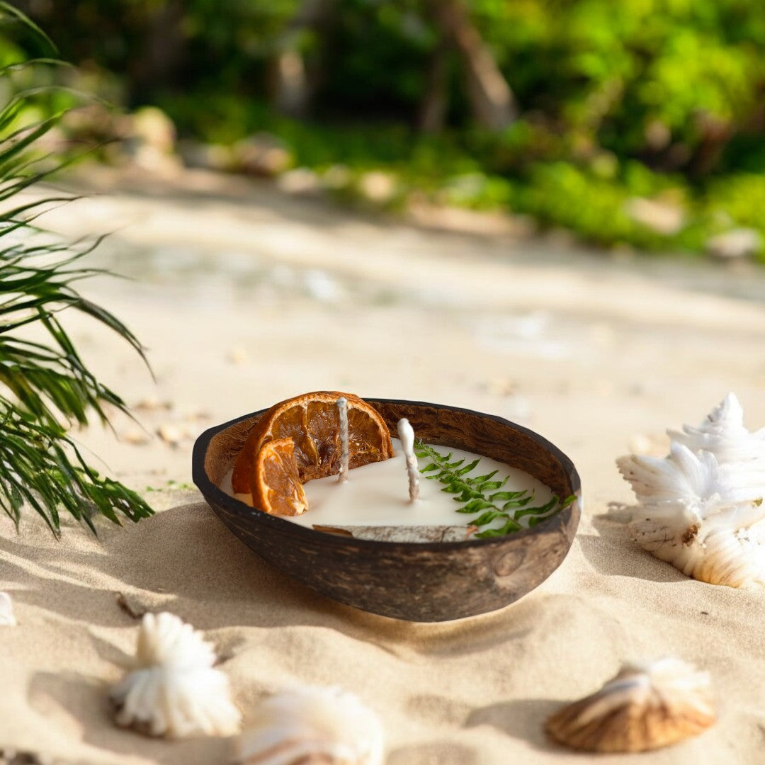 Coconut Shell Candle