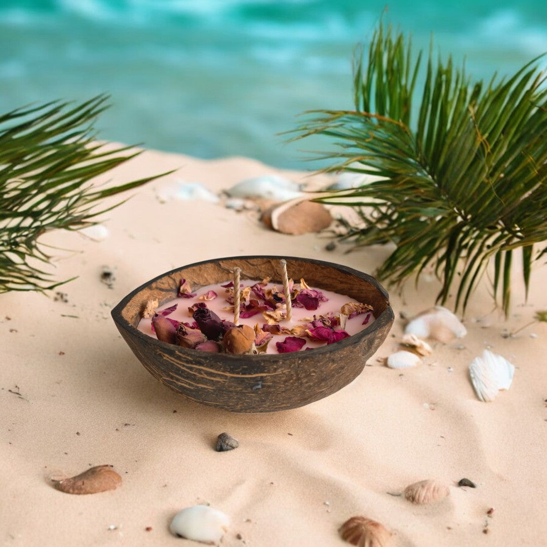 Coconut Shell Candle