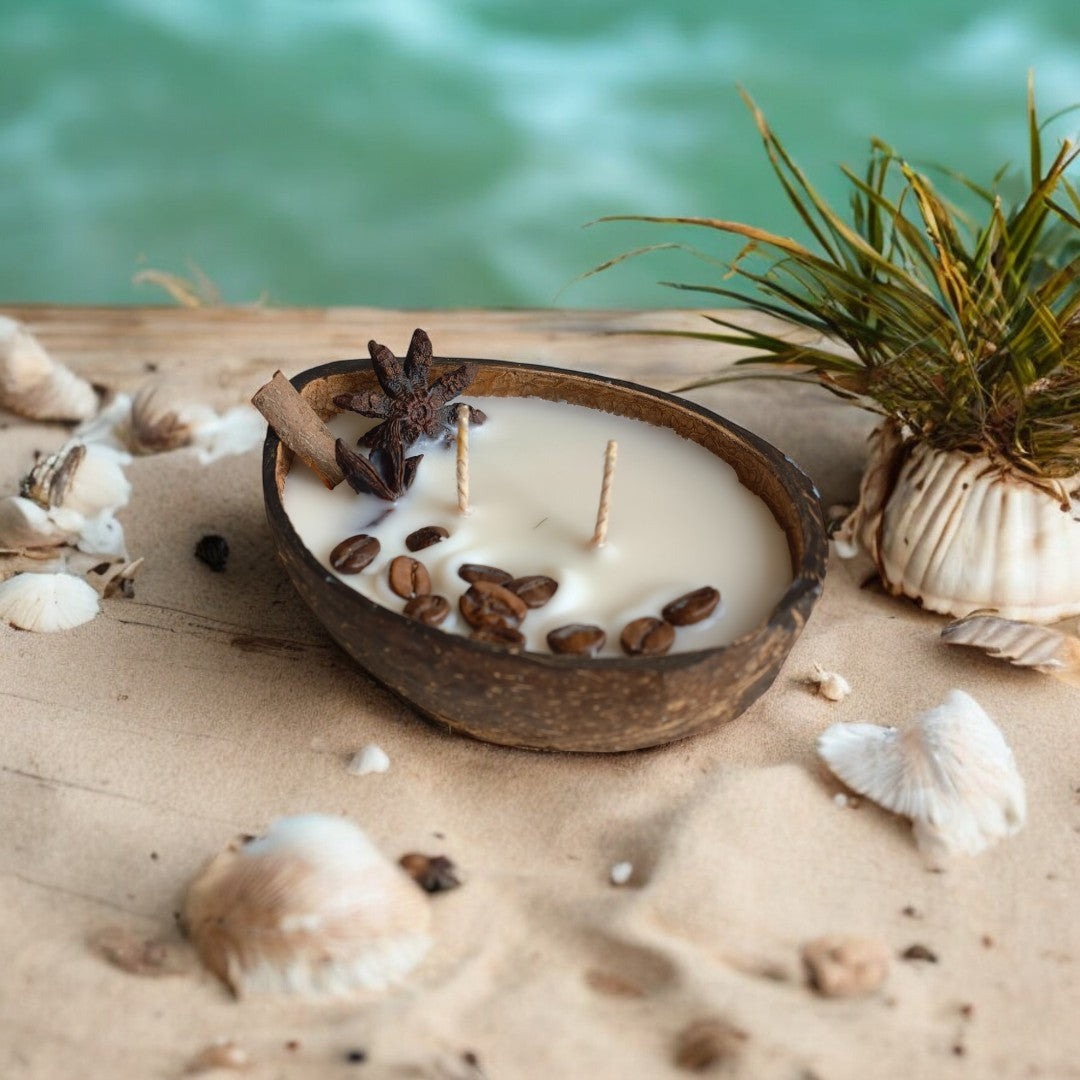 Coconut Shell Candle