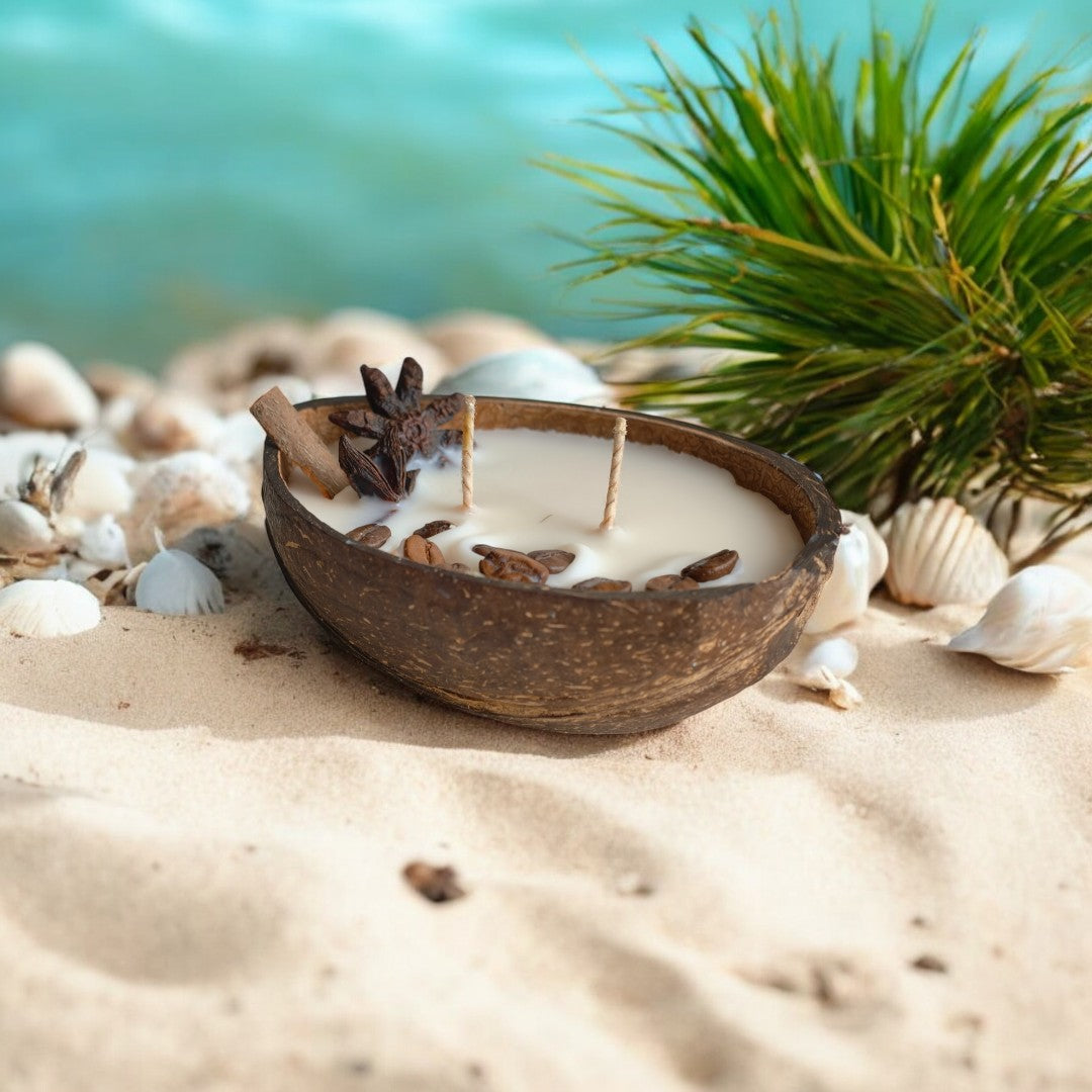 Coconut Shell Candle