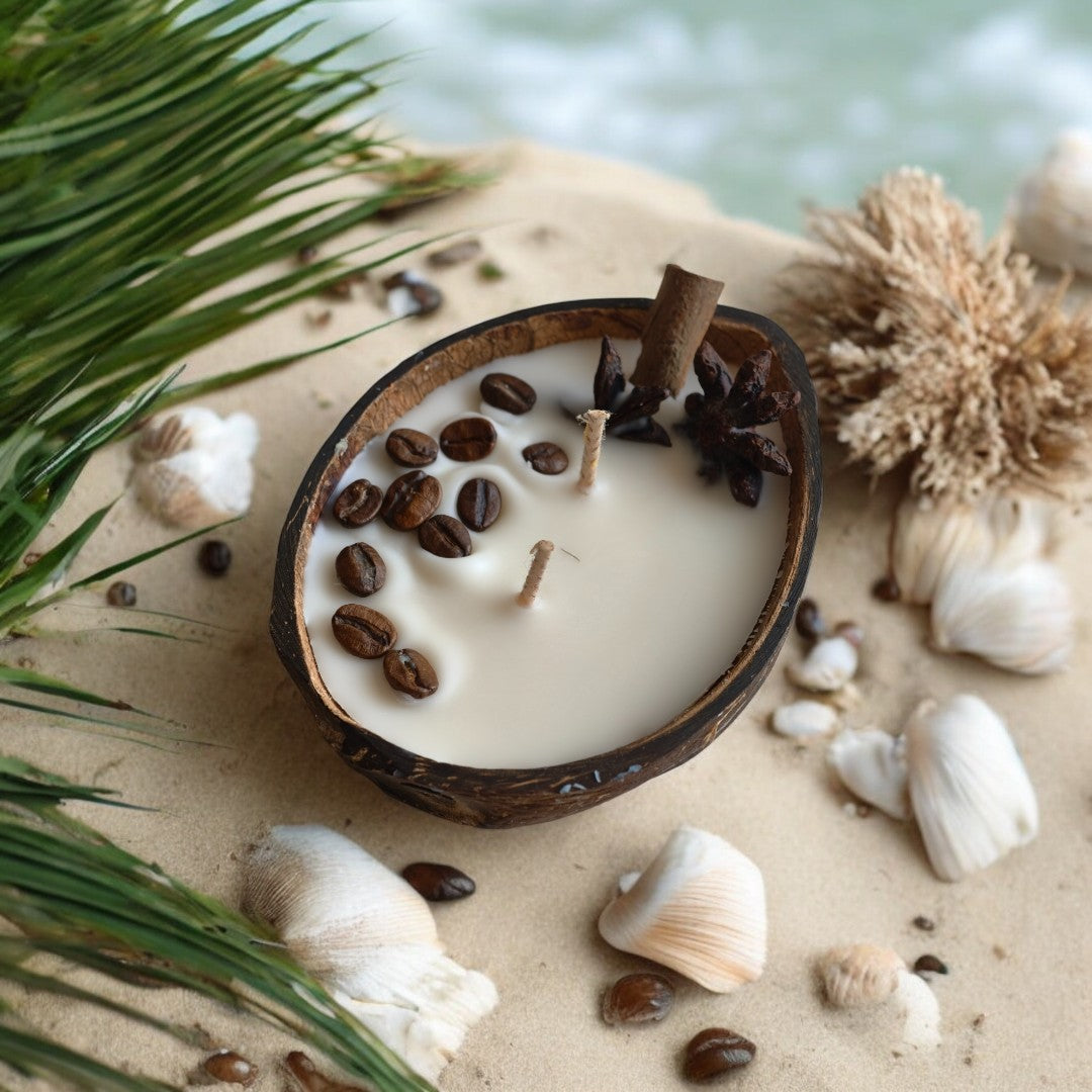 Coconut Shell Candle