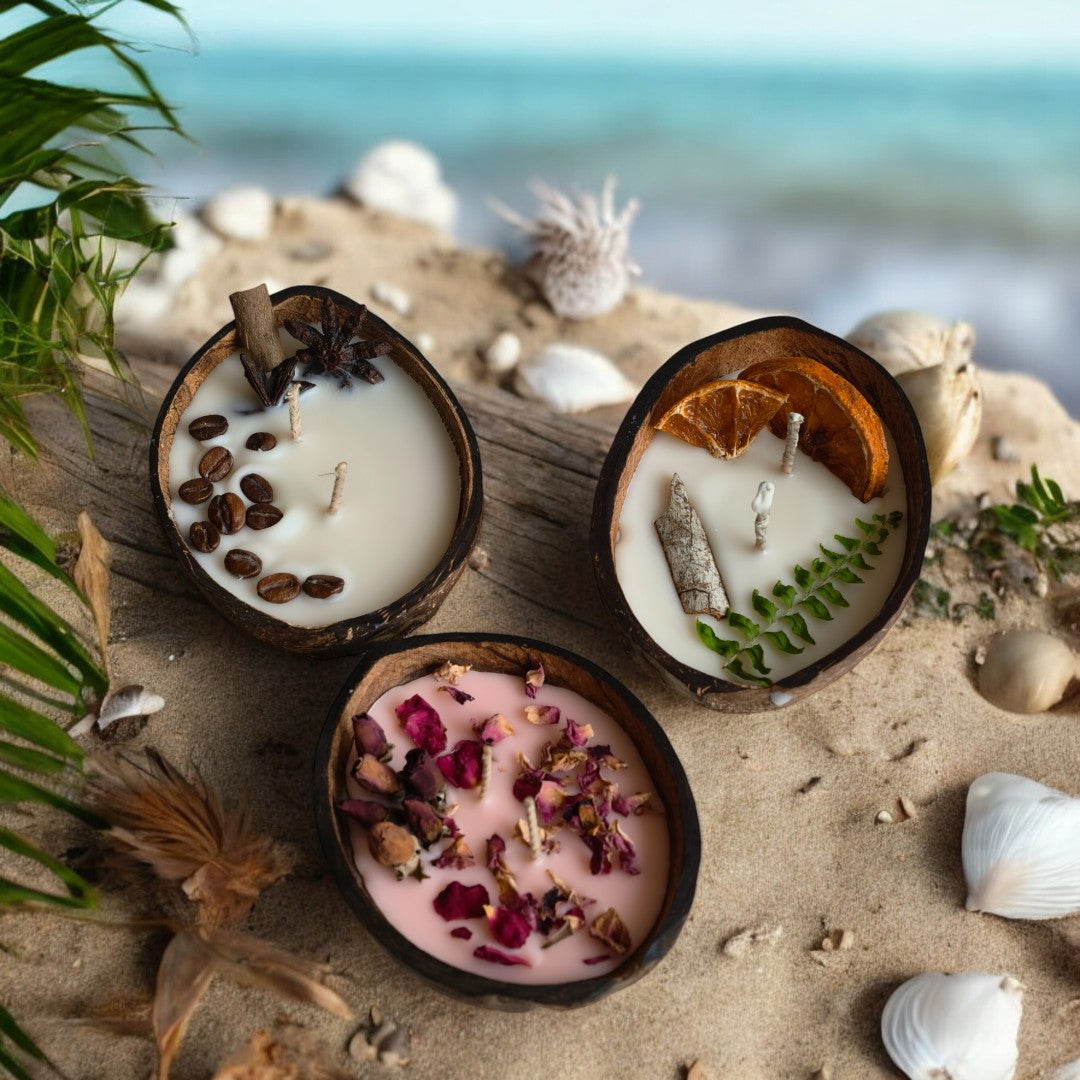 Coconut Shell Candle