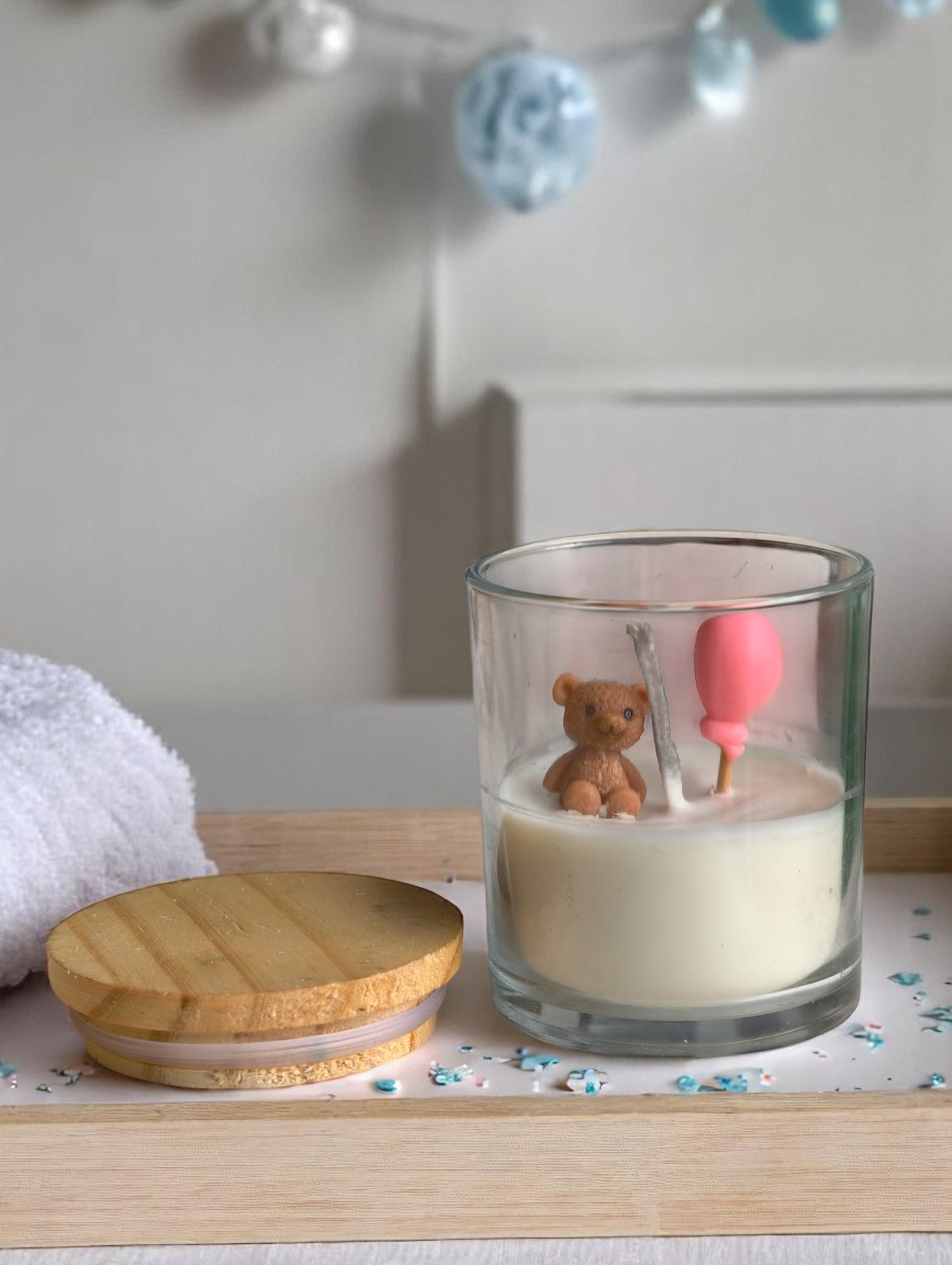 Baby Shower Set of 2 Jar Candle (Vanilla)