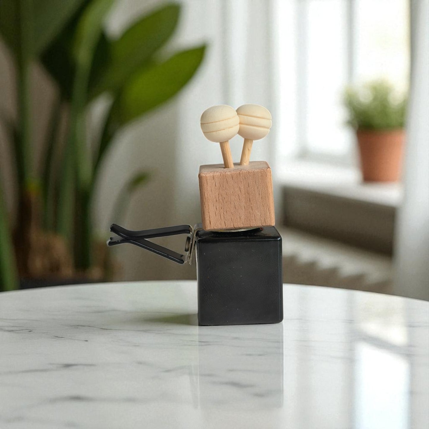 Natural Alcohol Free Wooden Clip-On Car Diffuser 12 ML Lasts Upto 90 Days