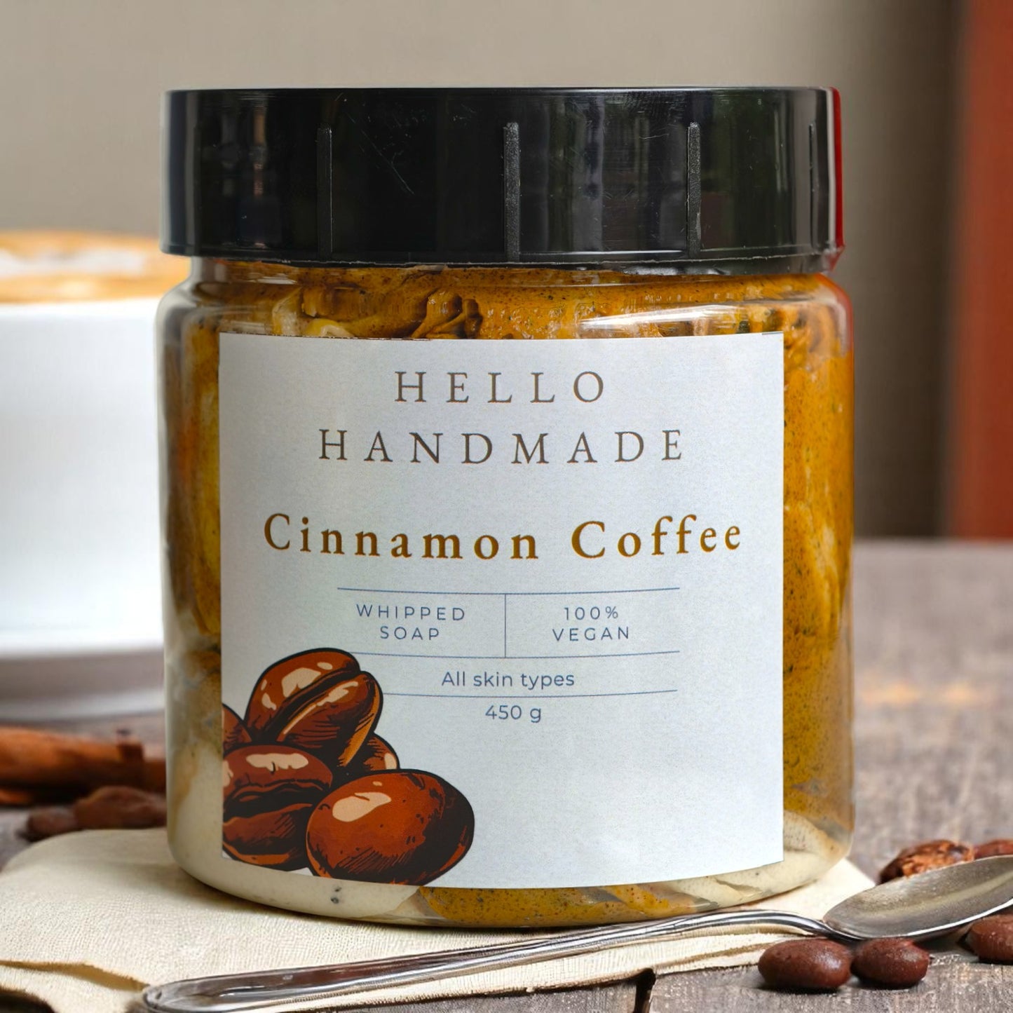 Hello Handmade Whipped Soap – 100% Vegan & Skin-Loving