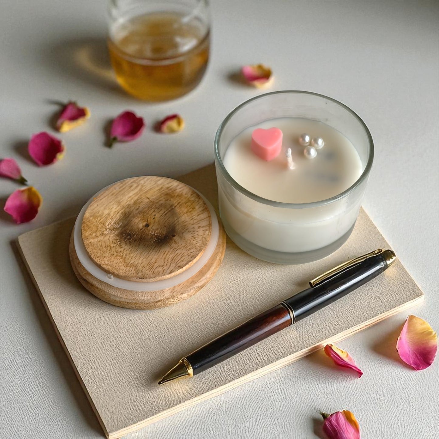 Secret Message Candle – Custom Soy Wax Candle with Hidden Text (Max 12 Characters)