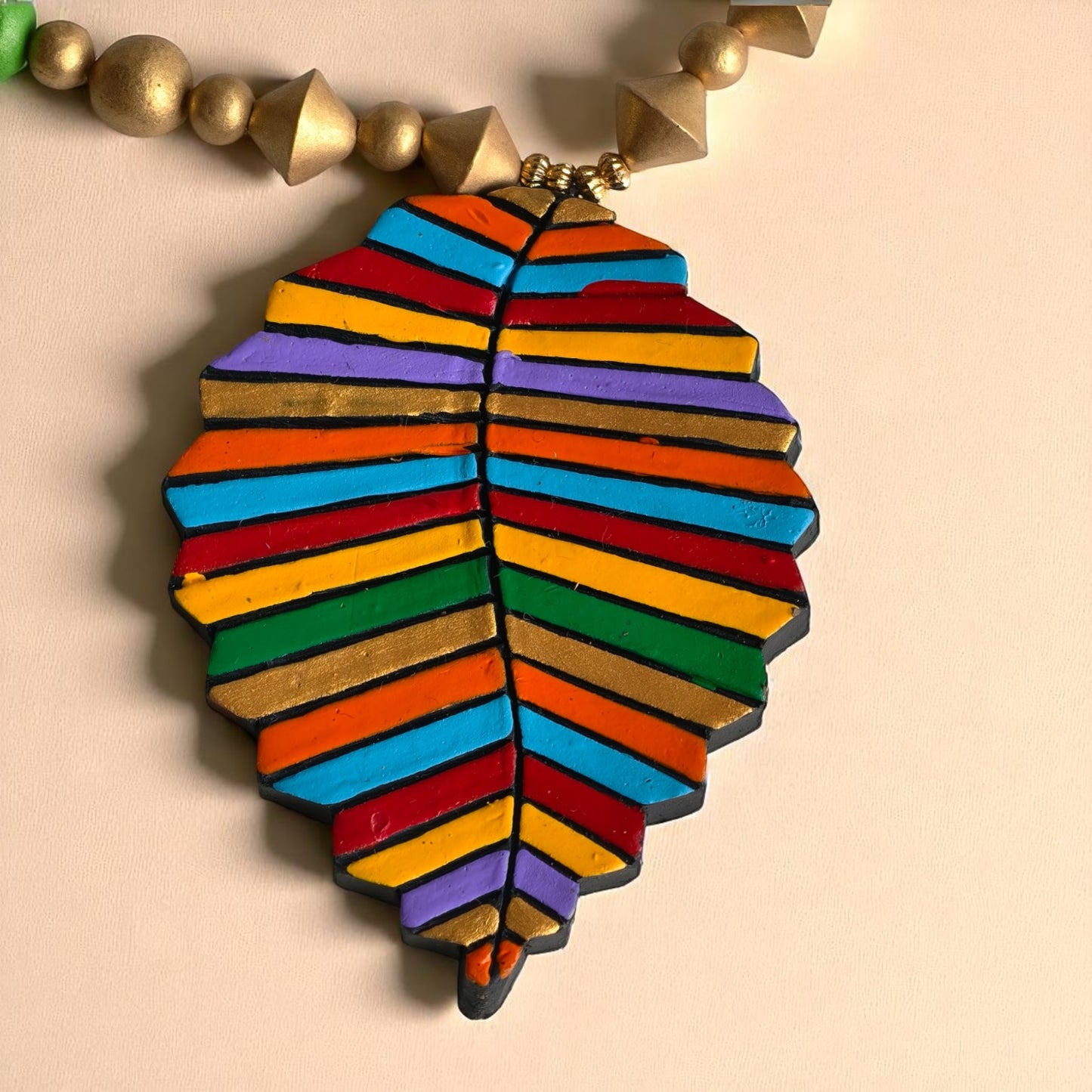 Earth & Hue Terracotta Necklace and Earring set