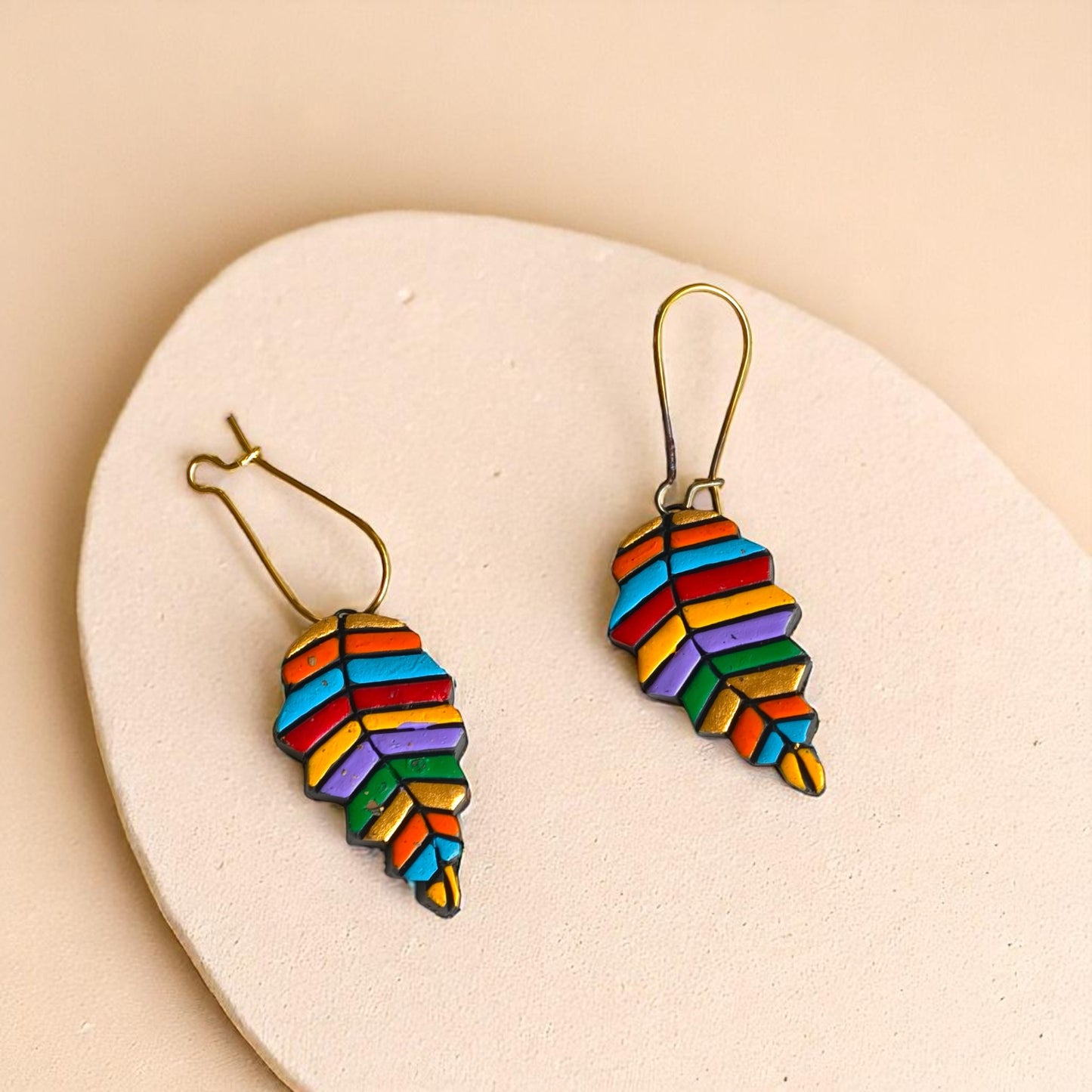 Earth & Hue Terracotta Necklace and Earring set