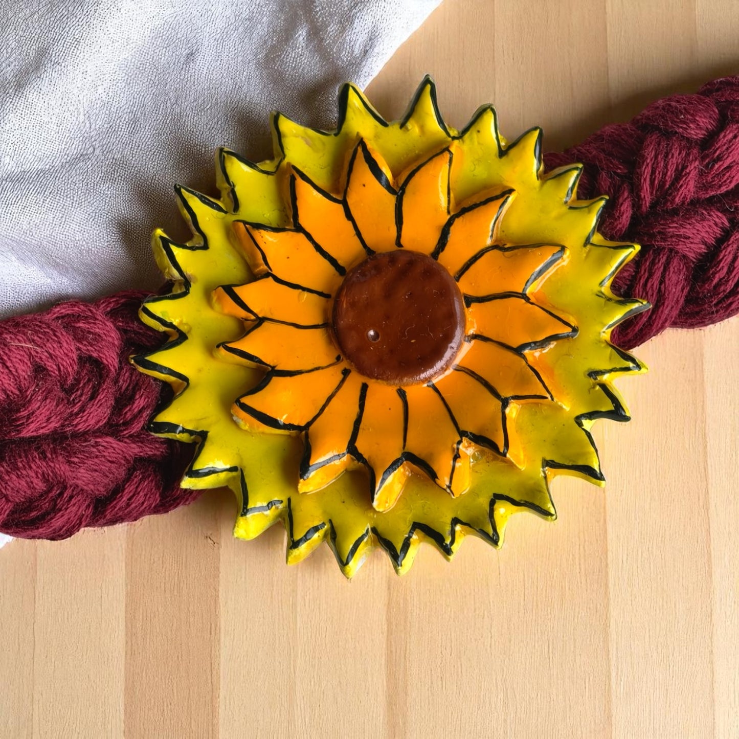 Sunshine Clay Necklace and Earring set