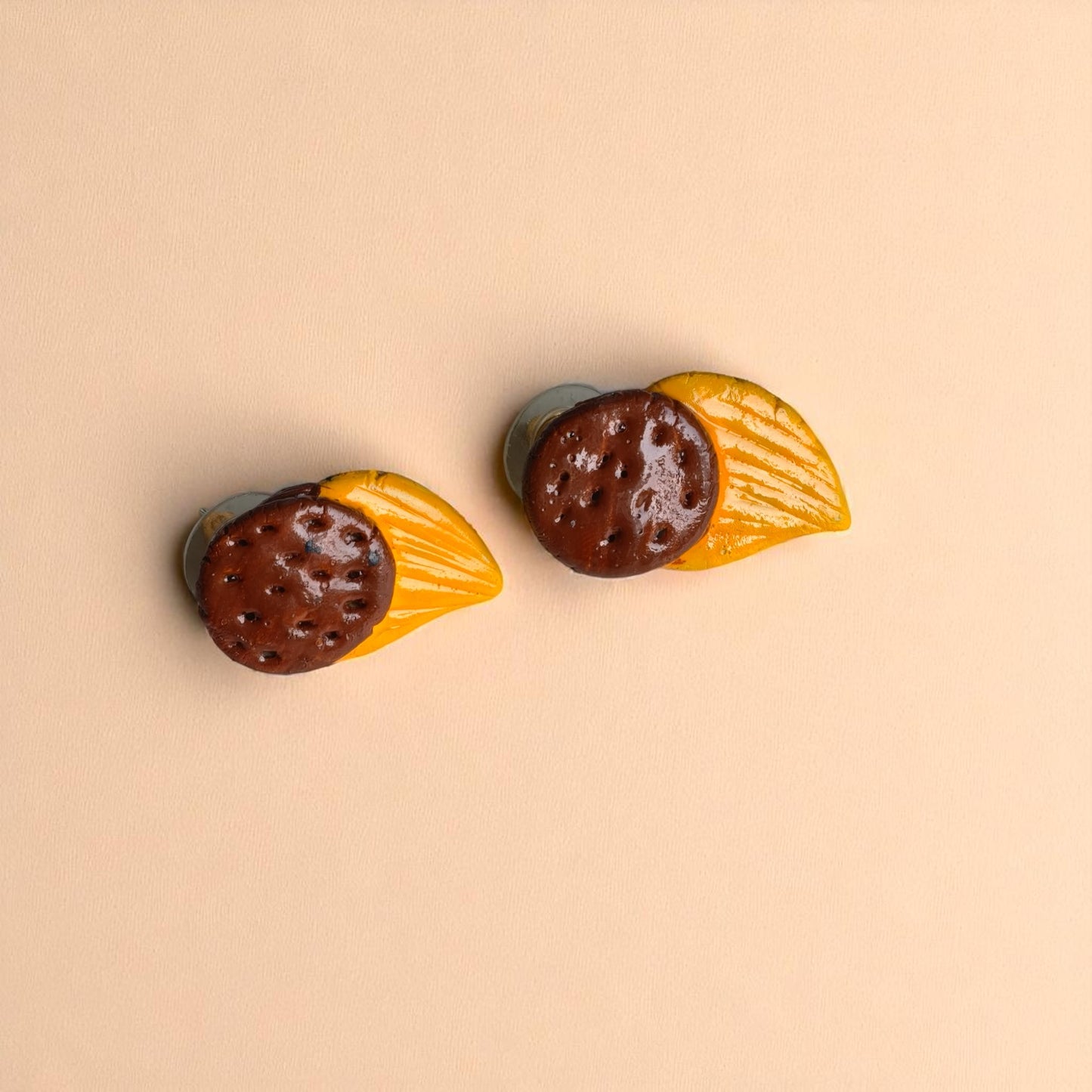 Sunshine Clay Necklace and Earring set