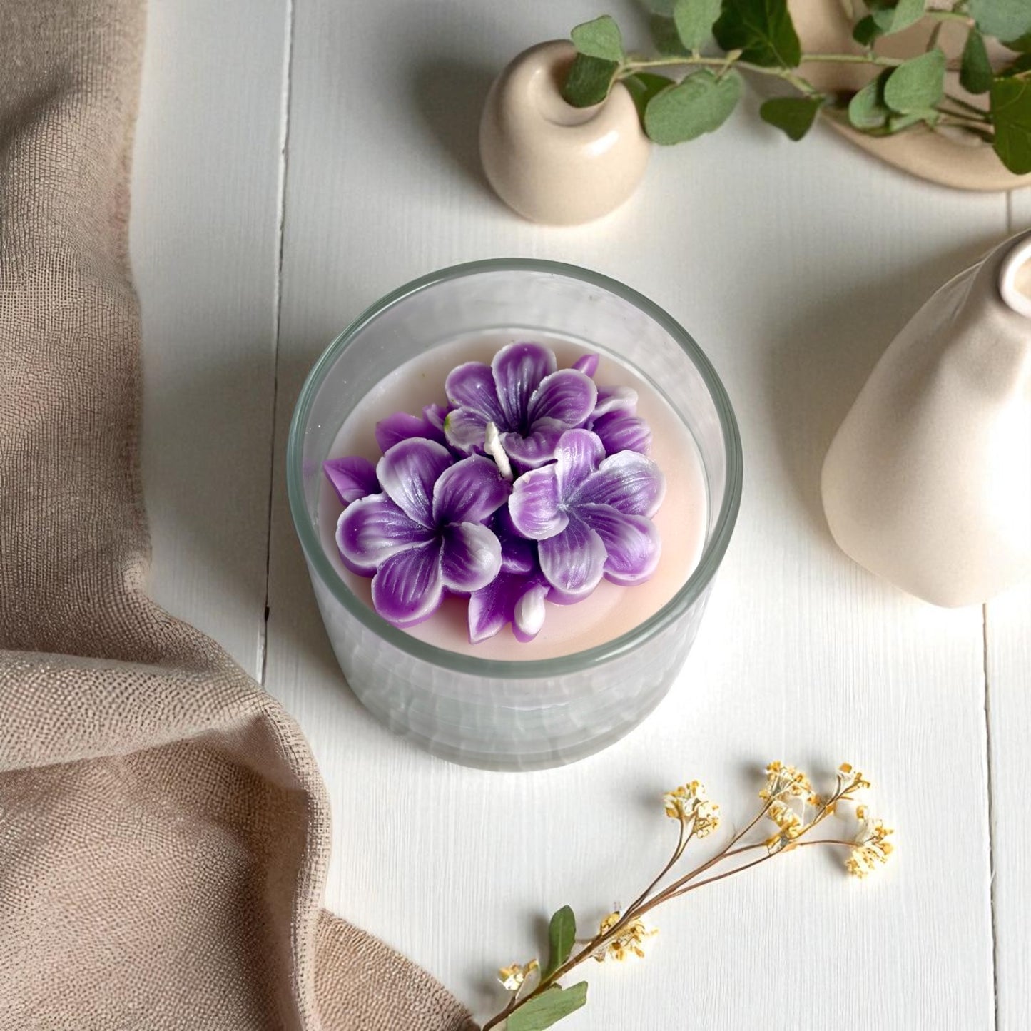 Plumeria Blossom Candle