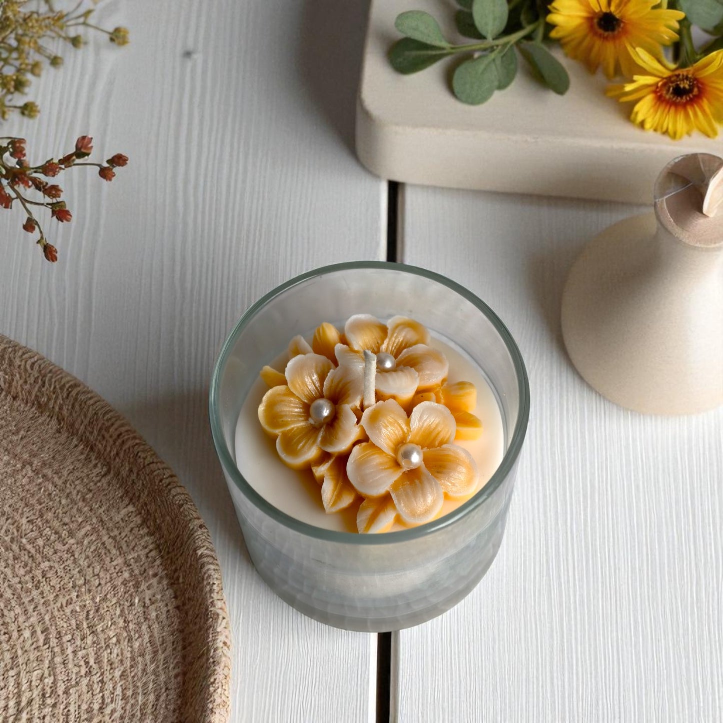Plumeria Blossom Candle