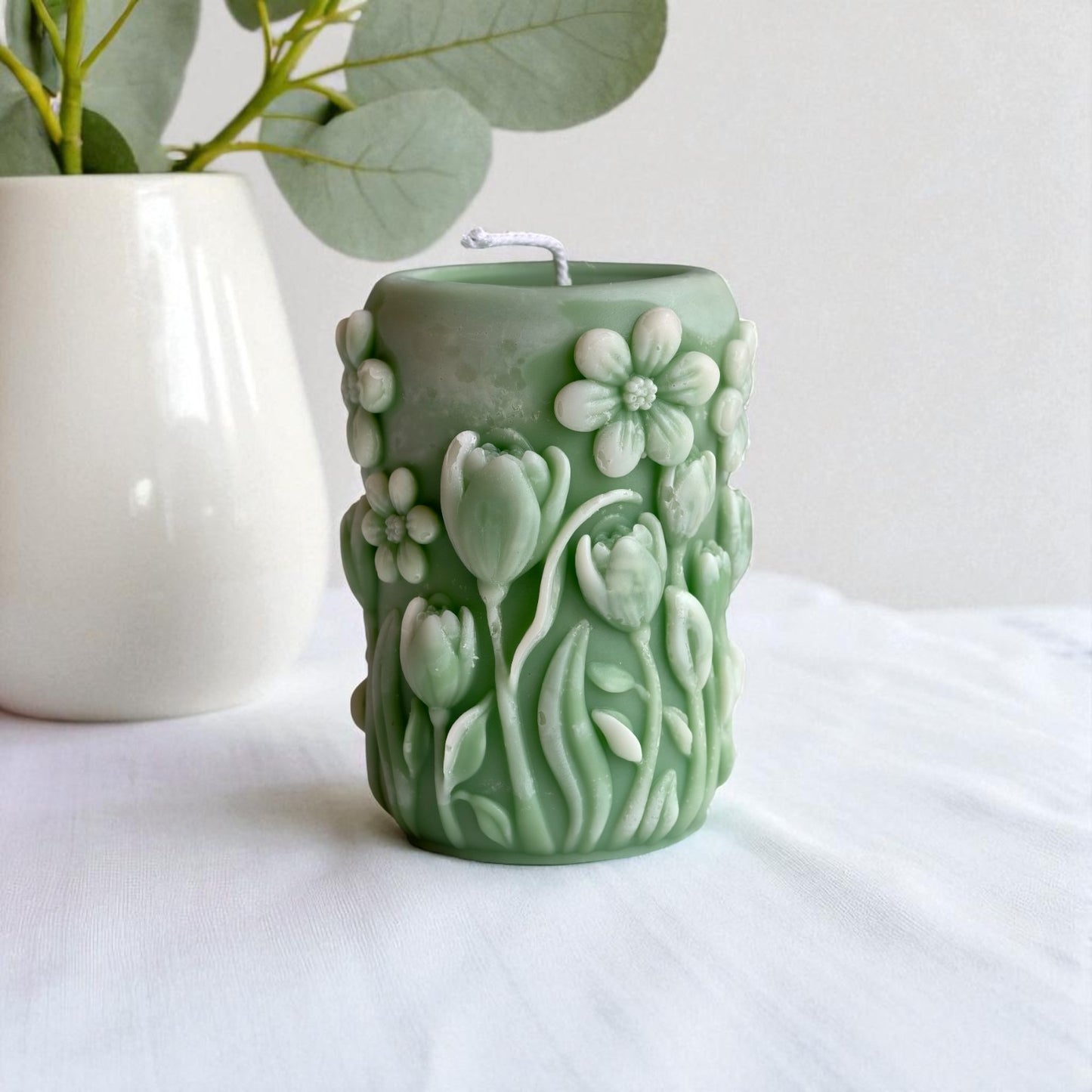 Sage Meadow Candle – Evergreen Forest Scent | Handcrafted Soy-Coconut Wax Candle