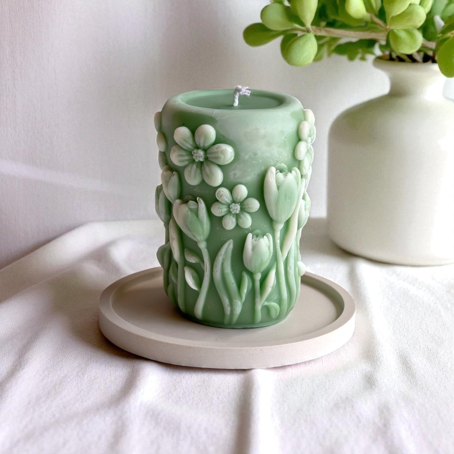 Sage Meadow Candle – Evergreen Forest Scent | Handcrafted Soy-Coconut Wax Candle