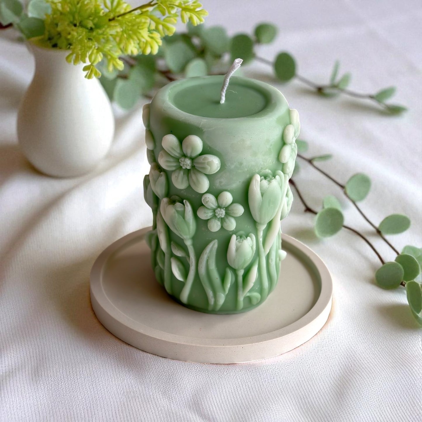 Sage Meadow Candle – Evergreen Forest Scent | Handcrafted Soy-Coconut Wax Candle